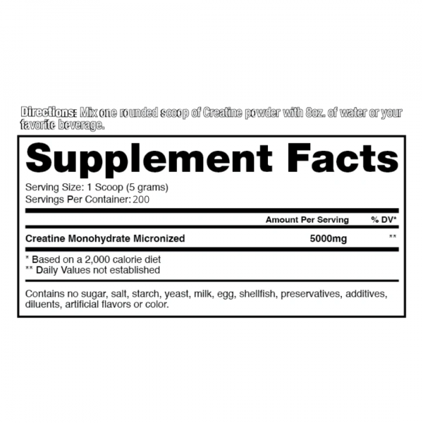 Creatina Monohidratada  DragonPharma 1000G