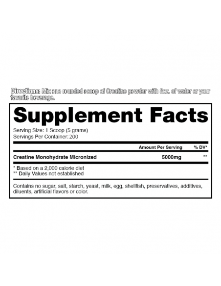 Creatina Monohidratada  DragonPharma 1000G