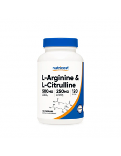 L Arginina + L Citrulina 750mg 120 Servicios