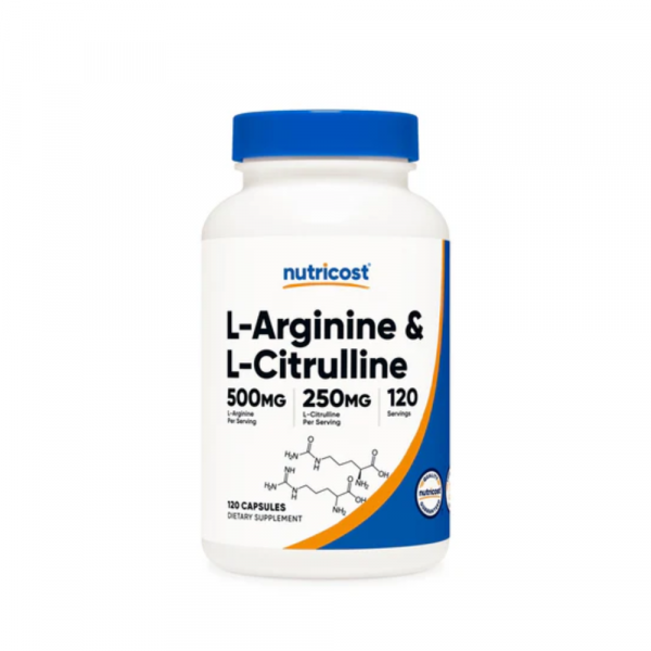 L Arginina + L Citrulina 750mg 120 Servicios