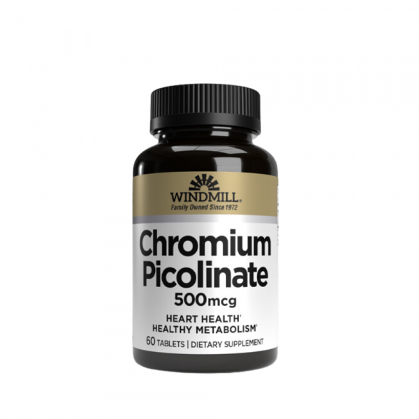 Chromium Picolinate 500mg/60 tabletas