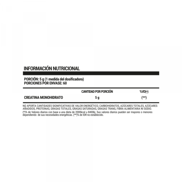 Creatina Micronizada 300 Gramos