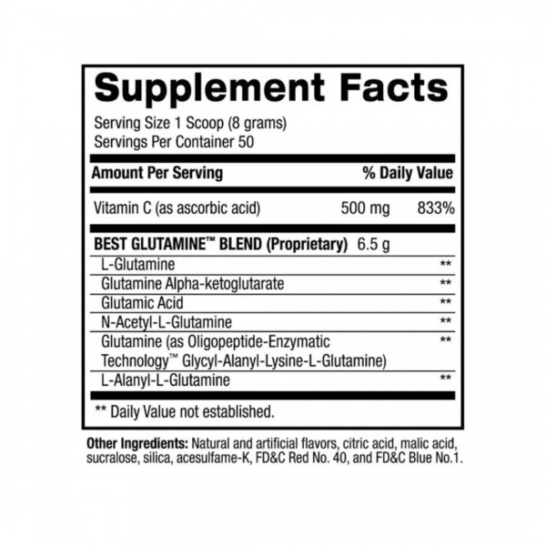 BEST GLUTAMINE LEMON 50 SERVICIOS