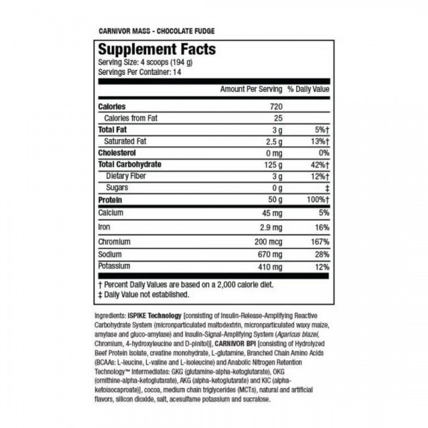 CARNIVOR MASS 6 LBS