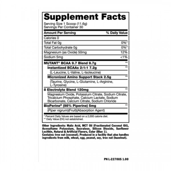 MUTANT BCAA 9.7 30 Servicios