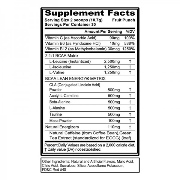 BCAA Energy 65 Servicios