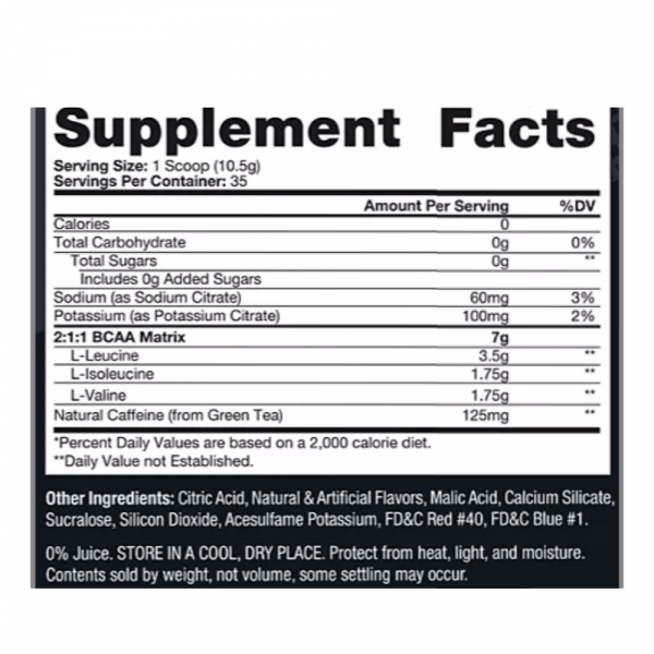 HydroBCAA + Energy 35 Servicios