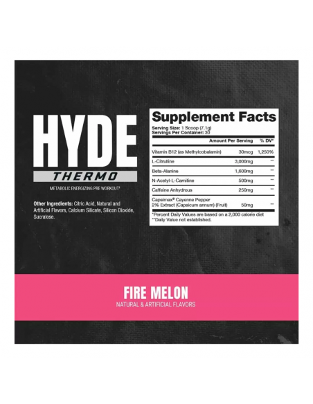 Hyde Thermo 30 Servicios