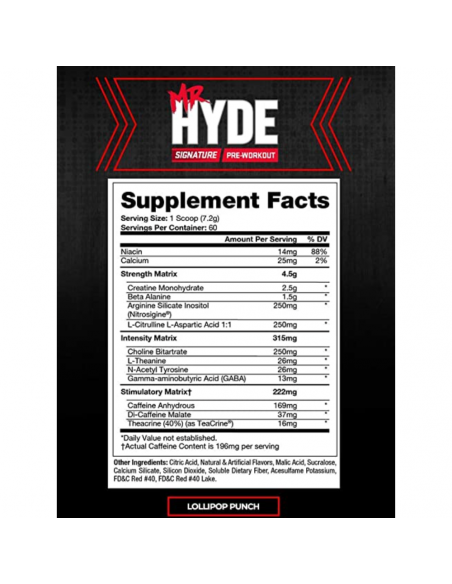 Mr Hyde Signature 60 Servicios