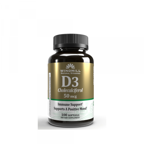 Vitamina D3 50MCG/100 Cápsulas
